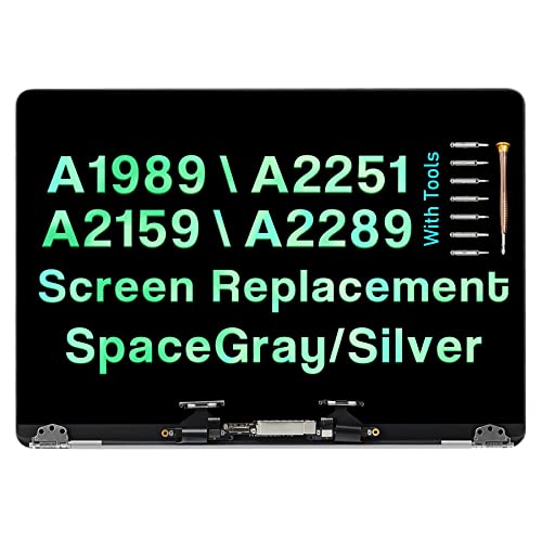 Replacement LCD Screen For MacBook Pro 13" 2020 A1989 A2159 A2289 – 2560x1600, 6-Month Warranty