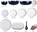 31/54 Pieces Fine Porcelain Dinnerware Set, Nordic White European-Style Phnom Penh Tableware Set Service for 6-10 (Size : 31pieces) ()