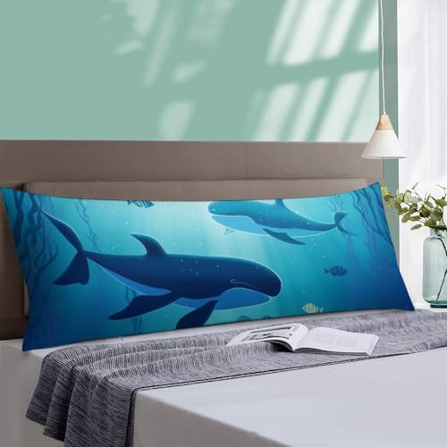 Housses de coussin extra douces grand format 137 cm pour soulager le dos au lit