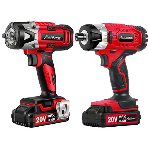 Avid Power Cordless Impact Wrench Bundle With Impact Driver Kit #TOP10