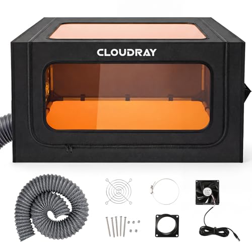 Cloudray Protective Cover for Laser Engraver Enclosure Smoke Exhaust Fan