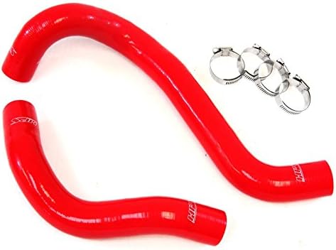 HPS 57-1303-RED-2 Red Silicone Radiator Coolant Hose Kit