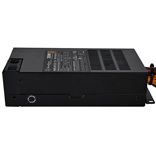 Image of Silverstone Technology FX350-G-VT Flex ATX 1U 350 Watt 80 Plus Gold Power Supply with Fixed Cables, SST-FX350-G-VT