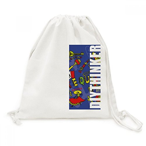 Toile Drawstring Backpack Voyage Mexique Sac cordon