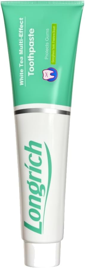 Pack of 2 Longrich Toothpaste White Tea,Fluoride Free, Hypo-Sensitive, Deep Cleaning