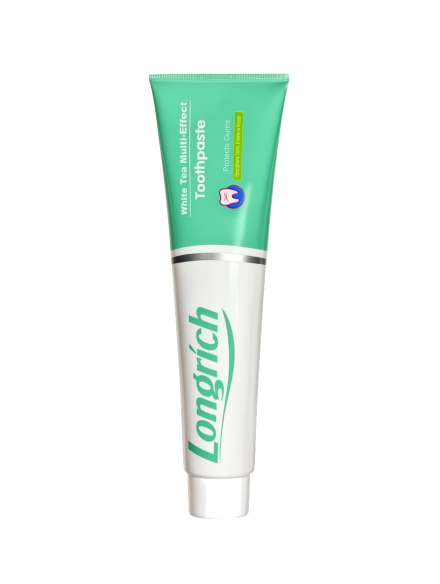 Longrich pasta de dientes té blanco multiefecto, libre de flúor.
