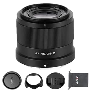 VILTROX 40mm f/2.5 Z Lens for Nikon, 40mm F2.5 Z-Mount Full Frame AF Lens Prime Wide Angle Autofocus Lens for Nikon Z Camera Z5, Z6, Z7, Z8, Z9, Z30, Z50, and ZFC Models