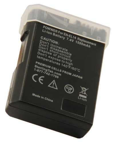 STK EN-EL14 EN-EL14a Battery Pack for Nikon D3200 D3400 D3500 D3300 D3100 D5100 D5200 D5500 D5600 D5300 EL14 EL14A ENEL14 ENEL14A EN EL 14 14a D 3200 3300 3400 3500 3100 5100 5200 5500 5600 Grip