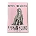 Afghan Hound Dog Magnet Handmade Pet Portrait Gifts and Decor