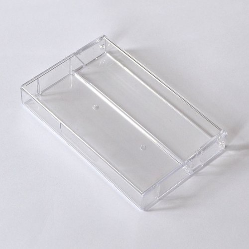 Musik-Cassettenhüllen, MC-Kassetten-Archiv Hüllen, transparent-hochklar ohne Pin (200 Stück)