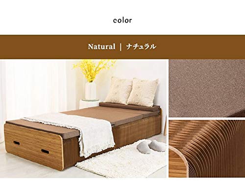 Amazon｜ペーパーベッド セミシングルショート マットレス付き