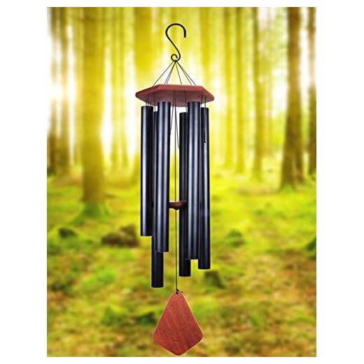 MUMTOP Wind Chimes Outdoor Large Deep Tone, Musical Tuned Wind Chimes, Metal Outdoor Decorative Wind Chimes Memorial and Sympathy