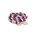 Weaver Leather Poly Lead Rope Blue/Red/White, 5/8 x 10'