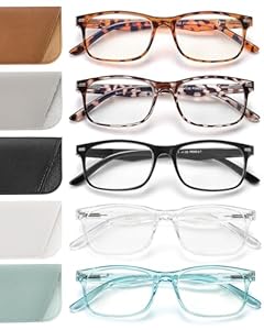 JOLISU 5er Pack Damen Lesebrille ZPL10125