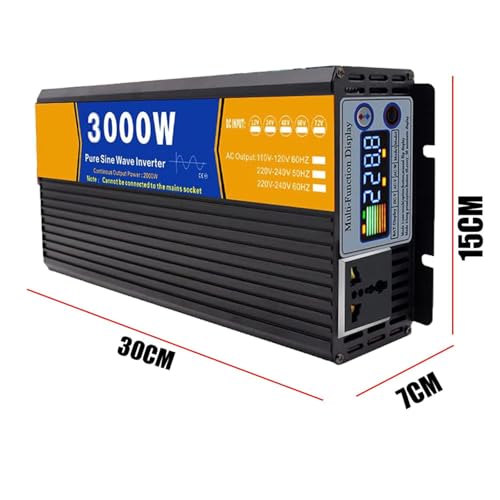 Convertisseur 48V 60V 72V vers 220V CA avec onde sinusoïdale pure - 4