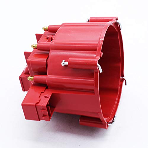 Gskmotor Performance Red Male Hei Distributor Cap & Rotor Replacement Kits Fits For Sbc Bbc 305 350 454 #TOP2