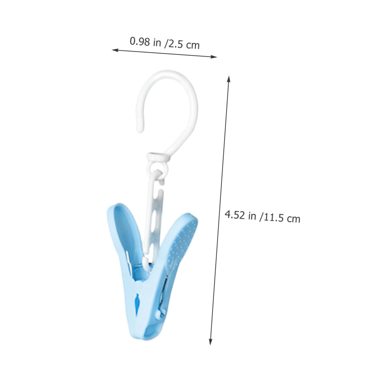Cabilock 5 Sätze Multifunktionale Aufhänger Clips Aus Kunststoff Robuste Wäschehaken Für Kleidung Handtücher Hüte Zum Trocknen Und Aufbewahren 30 Stück * 5