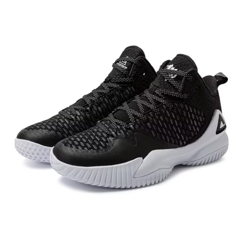 Image of PEAK High Top Mens Basketball Shoes Lou Williams Streetball Master Breathable Outdoor Sneakers Cushioning Shoes for Fitness