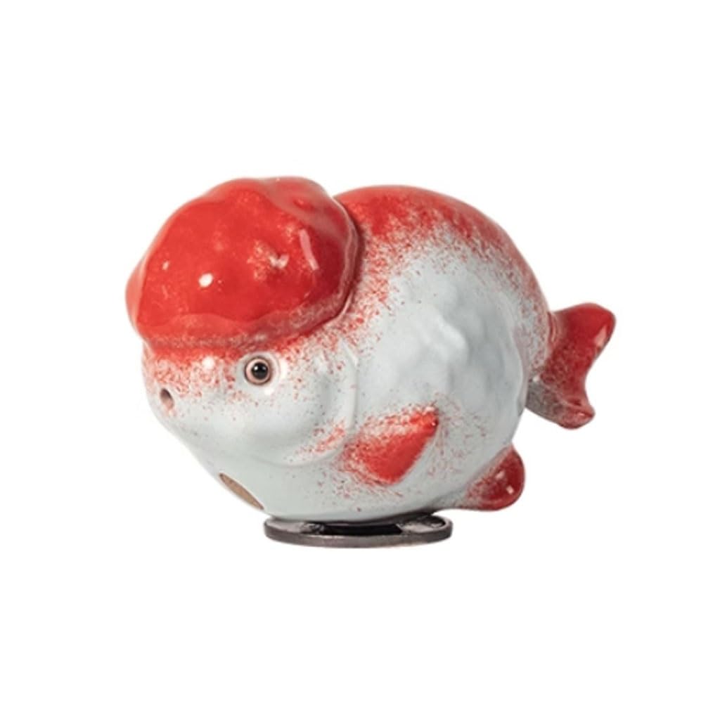 ENGENDER Kung Fu Tea Pet Creative Goldfish Fortune Tea Pet Ornaments Room Tabletop Play Decoration