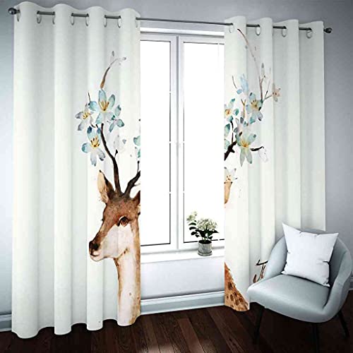 Rideau chambre occultant bleu 200x160 isolant thermique - 3
