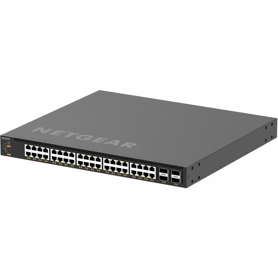 Image of NETGEAR AV Line M4350-40X4C 44 Port Switch XSM4344C | 44 Ports L3 Managed Stackable | 40x10G PoE++ | 4x100G QSFP28 | Rack-Mountable | Cloud Care's 3 Year Warranty SupportPlus Included