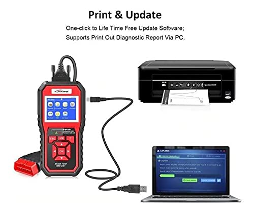 Scanner Automotivo Konnwei Kw850 Obd2 Atualizável em Português Gasolina Diesel