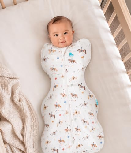 Image of Love to Dream Swaddle Up Transition Swaddle, 1.0 TOG, Patented Zip-Off Wings, Gently Help Baby Transition from Being Swaddled to Arms Free When Showing Signs of Rolling, 13-19 lbs, Year of the Horse