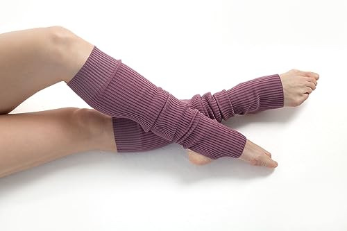Image of Leg Warmers & Socks for Women's Dance & Yoga - Open Toe & Heel - Eighty's 80s Ribbed Party & Sports Socks