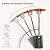 EAST OAK 50,000 BTU Patio Heater with Sand Box, Table Design, Double-Layer Stainless Steel Burner, Wheels, Triple Protection System, Outdoor Heater for Home and Residential, Rain Forest