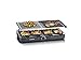 Severin RG 2371, Grill Raclette con Pietra Naturale, Piastra Reversibile Liscia e Rigata, Regolatore di Temperatura in Continuo, 8 Padelline Antiaderenti, 1300 Watt, Superficie di Cottura 46 x 23 cm