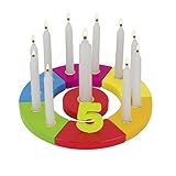 Anzahl der Teile: 7 Goki 60772 Geburtstagskranz \