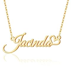 Heart Name Necklace 3-Gold