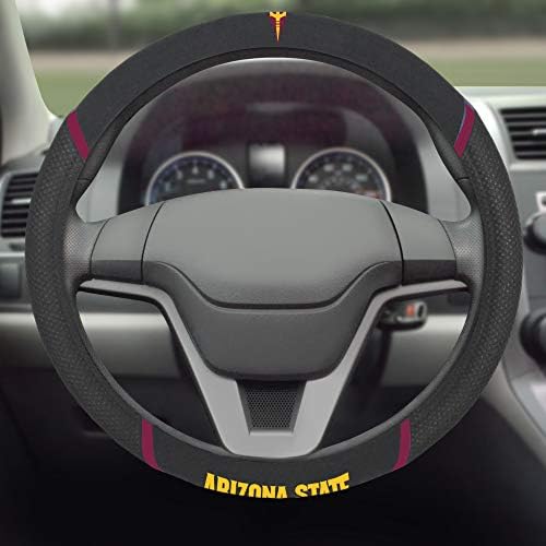 FANMATS NCAA Unisex-Adult Embroidered Steering Wheel Cover