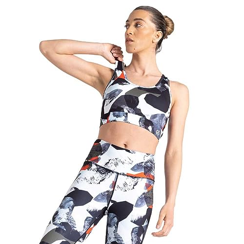 Dare 2b Womens Swift Bra for Light Impact, Sweat Wicking, Fast Drying & Removable Padding - Perfect for Working Out, Activewear & Yoga