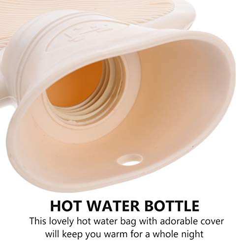 ARTIBETTER 800Ml Aquecida Garrafa de Água Quente Com Capa De Pelúcia Portátil Bonito Saco de Água Qu