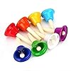 Handbellen Set, 8 Toets Diatonische Kleurrijke Muziekklokken, Metalen Handbel Handbellen Set, Muziekinstrument Voor…