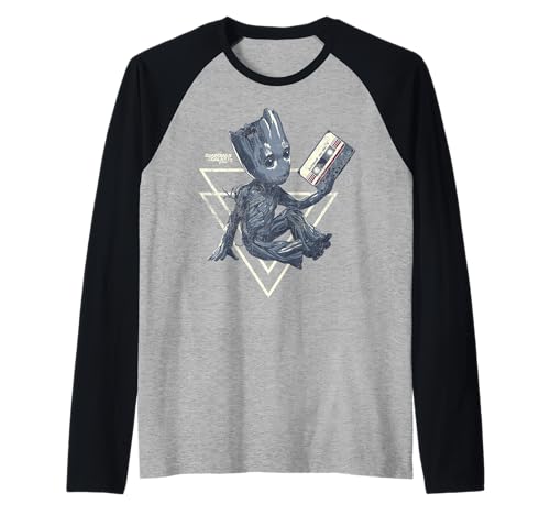 T-shirt baseball Marvel Groot cadeau idéal pour fan de comics et musique
