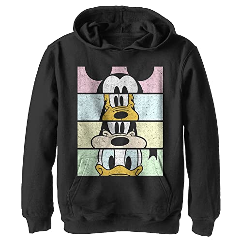 Pull à capuche en polaire noir vêtement Disney garçon taille S chaud