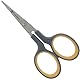 Westcott E-30444 00 Titanium Super Softgrip Silhouettenschere, 10 cm, gebogen, grau-gelb