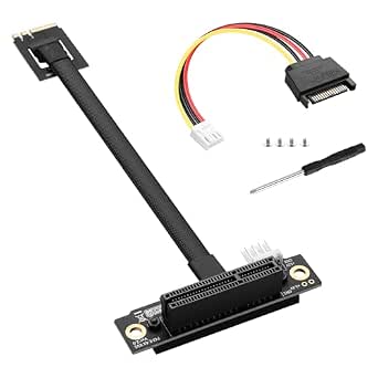 Aazon.co: SinLoon .2 NGFF Key A+E to PCIe X4 Extender Cable .2 to
