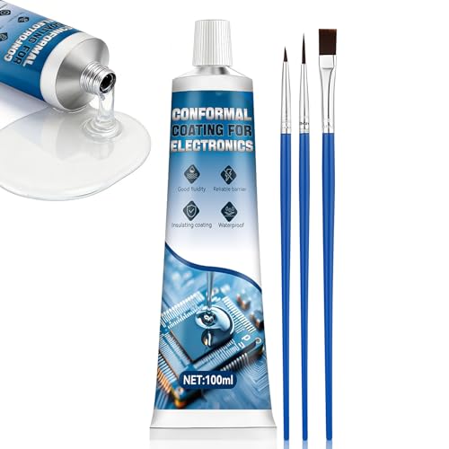 ALLONY Gel Isolant Electrique, Isolant Electrique Liquide, Vernis de Protection pour Electronique, Revêtement Imperméable, Utilisé pour Composant Electronique...