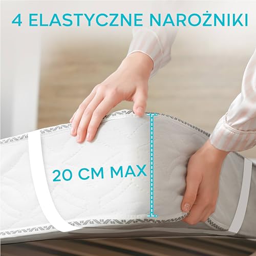 Waterproof Mattress Protectors – Mattress Protector 70 x 140 cm Waterproof Oeko Tex Certified by Twinzen – Mattress Topper 70 x 140 cm Breathable Cotton with 4 Elastic Corners