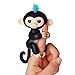 Fingerlings Äffchen schwarz mit blauem Haar Finn 3701 interaktives Spielzeug, reagiert auf Geräusche, Bewegungen und Berührungen