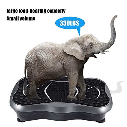 Plataforma vibratoria con bandas de resistencia, máquina de ejercicios vibratoria, 99 niveles de intensidad, equipo para gimnasio en casa miniatura 7