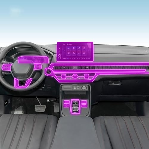 Éviter rayures piano black Honda Breeze 2023 avec ce film protection TPU console