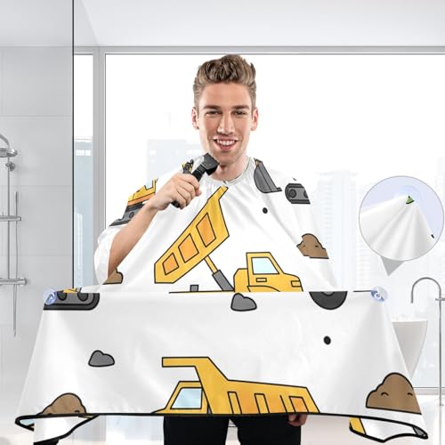 Capa de barbería impermeable para hombre con cierre ajustable miniatura 6