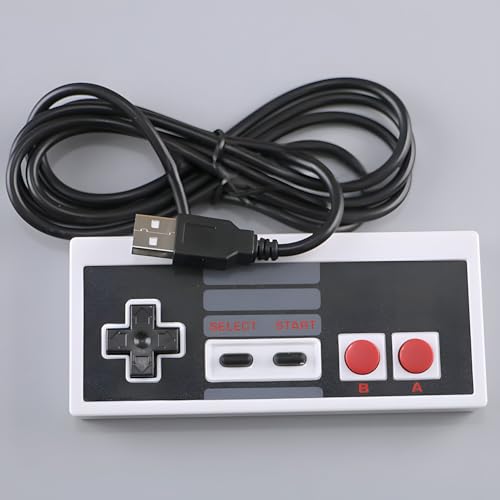 Image of ZENANBiBi Usb Wired Controller 2-Pack for Nes Gamepad - Plug & Play for Windows Pc,Mac,Linux,Raspberry Pi,Retropie, mulators - Classic Nes Controller Gamepad for Retro Gaming Fun [gamecube]