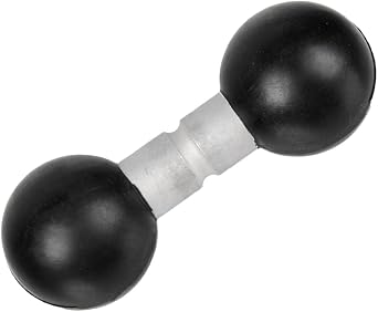 Tackform Dual 1" Ball Extension with Metal Shaft. Rubberized Coating on Balls. Compatible with RAM and 1" Ball Systems from Arkon, iBolt and More Enterprise Series.