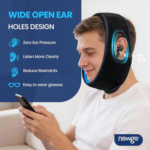 Image of NEWGO Wisdom Teeth Pain Relief Ice Pack for Face Oral Surgery Recovery, Long Lasting Cold Face Wrap with Face Contoured Design for TMJ Relief, Tooth Extraction, Jaw Discomfort