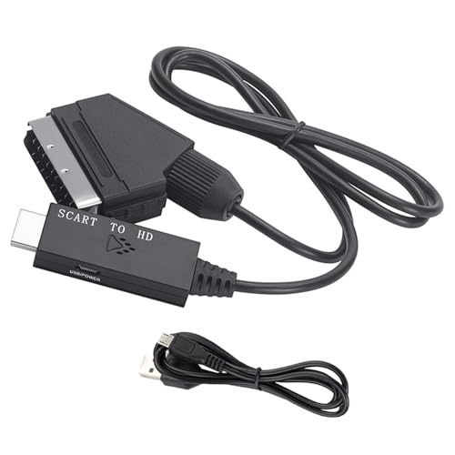 ���g���@��ڑ��p�� 480i 576i ���͂��� 1080p �o�͂��T�|�[�g���� SCART to HDTV �r�f�I �R���o�[�^ HDTV �R���o�[�^